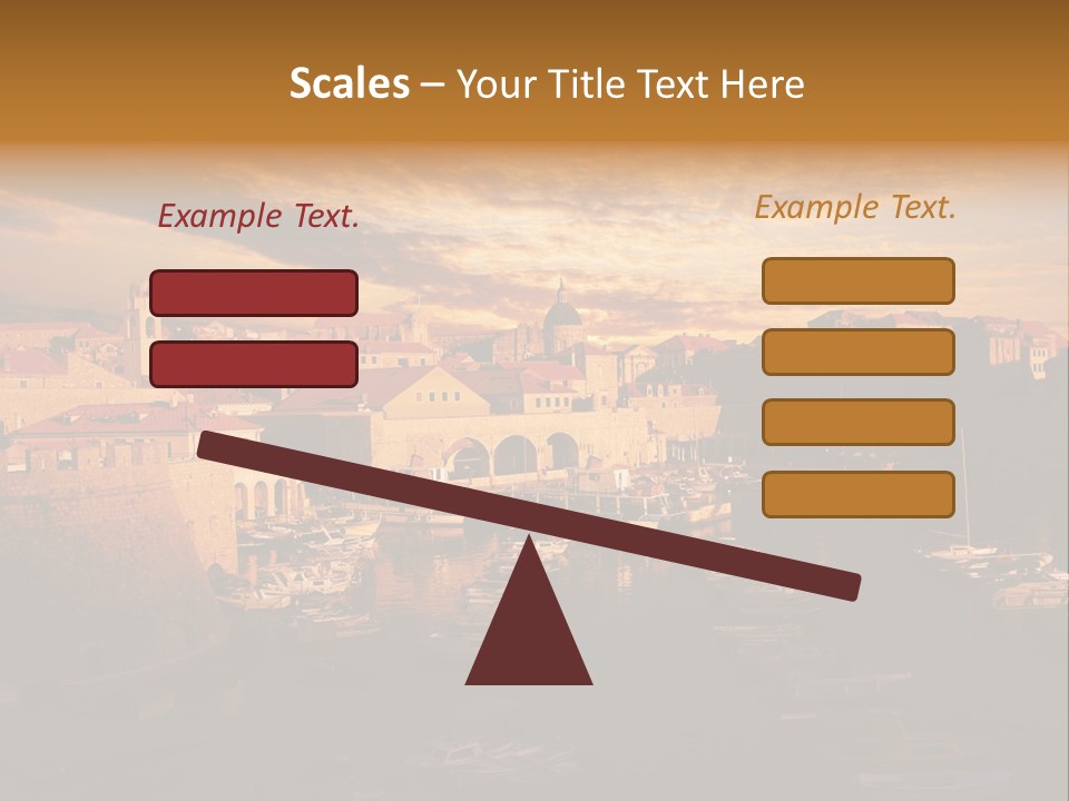 Boat Coastline Religion PowerPoint Template