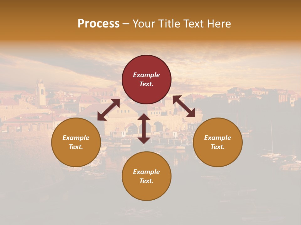 Boat Coastline Religion PowerPoint Template