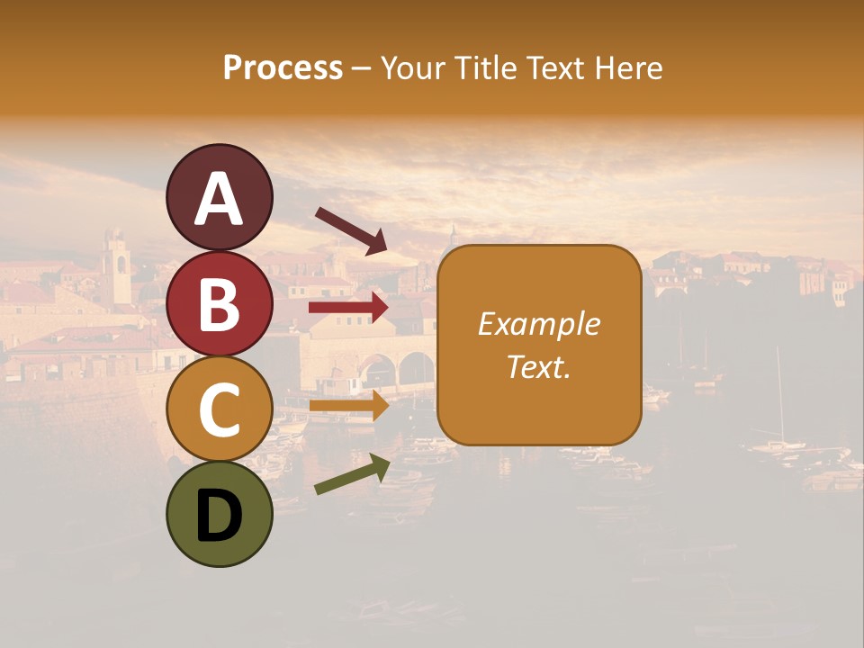 Boat Coastline Religion PowerPoint Template