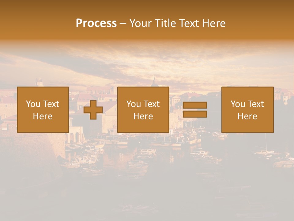 Boat Coastline Religion PowerPoint Template