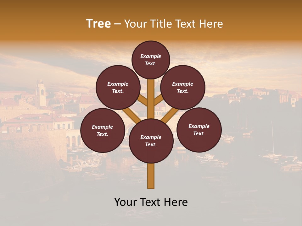 Boat Coastline Religion PowerPoint Template