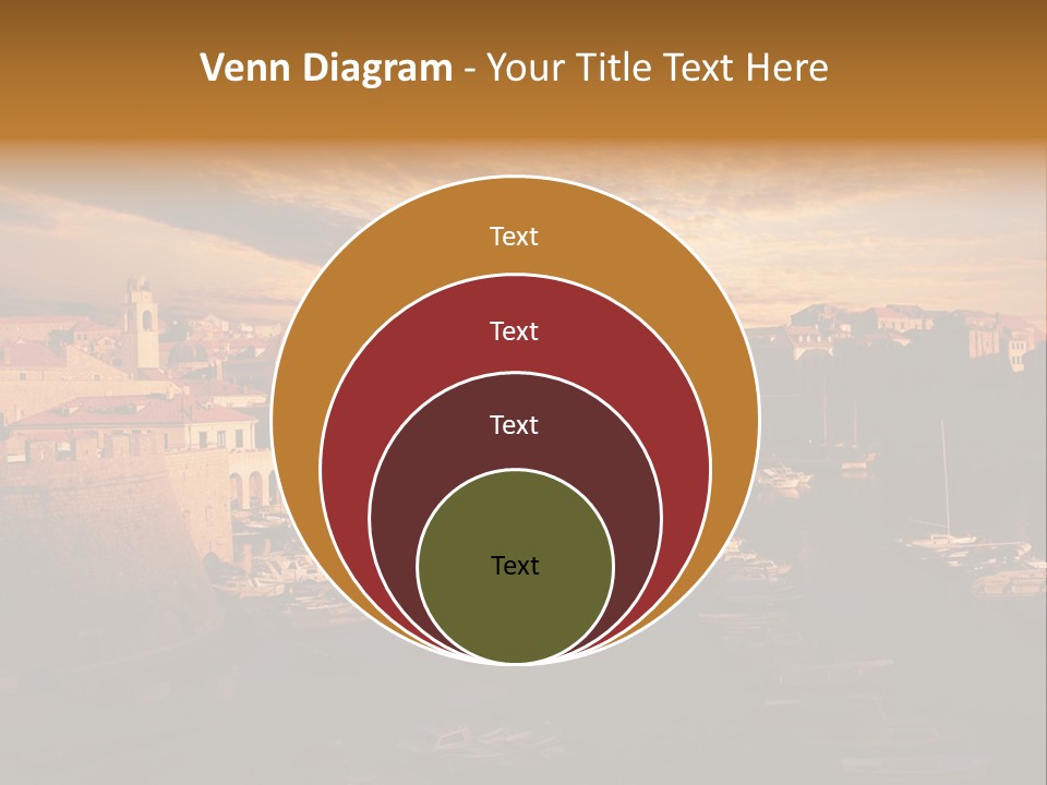 Boat Coastline Religion PowerPoint Template
