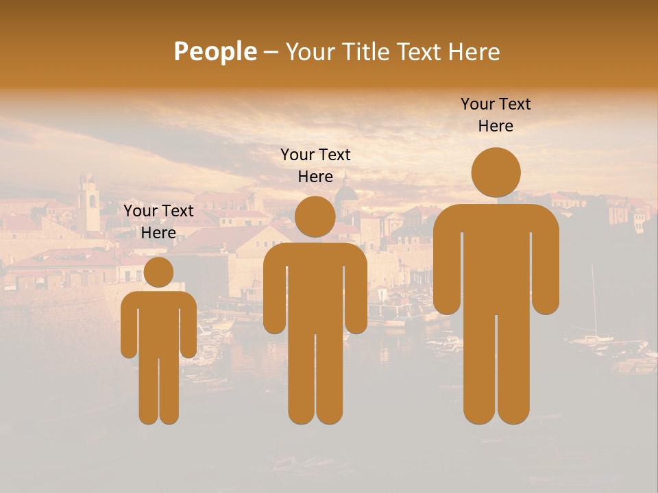 Boat Coastline Religion PowerPoint Template