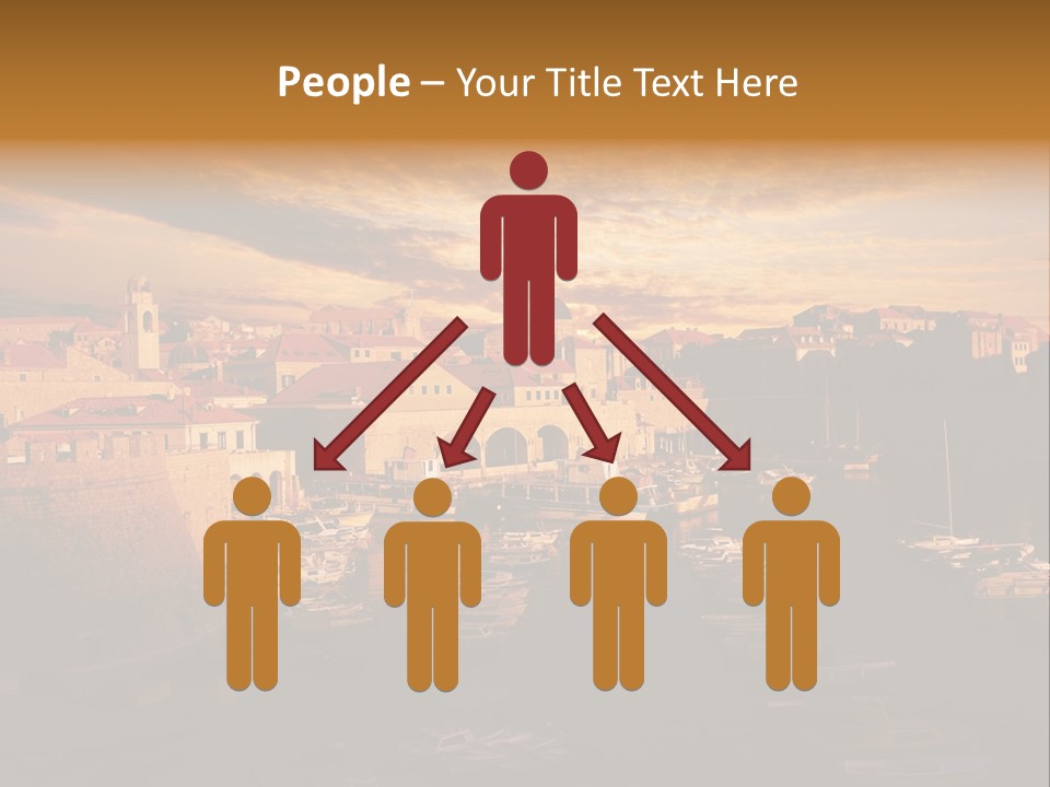 Boat Coastline Religion PowerPoint Template