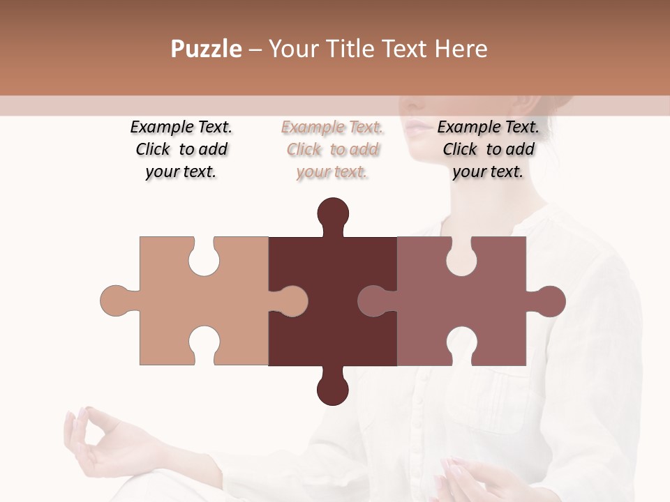 Lifestyles Yoga Clothes PowerPoint Template