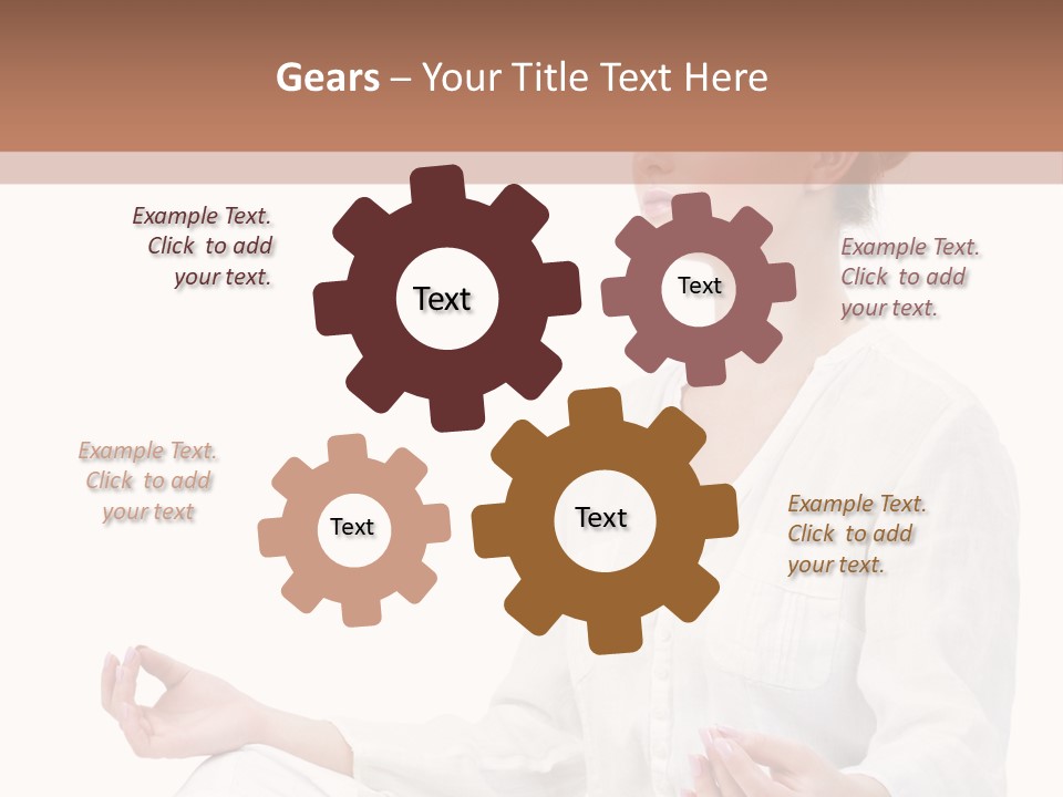 Lifestyles Yoga Clothes PowerPoint Template