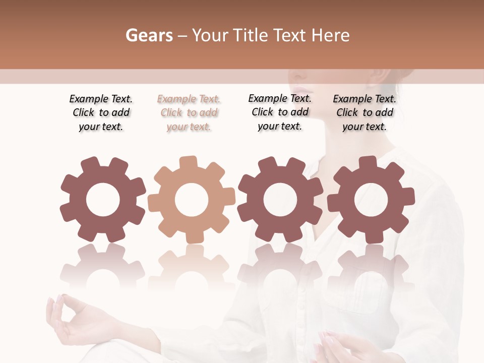 Lifestyles Yoga Clothes PowerPoint Template