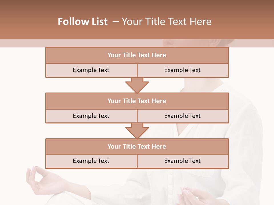 Lifestyles Yoga Clothes PowerPoint Template