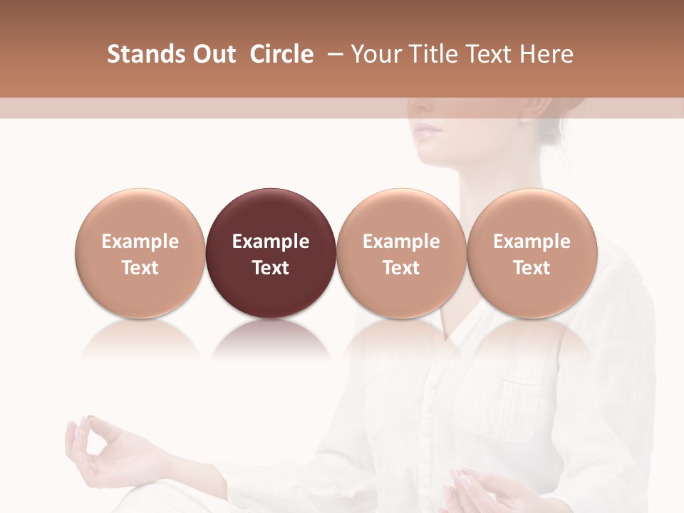 Lifestyles Yoga Clothes PowerPoint Template