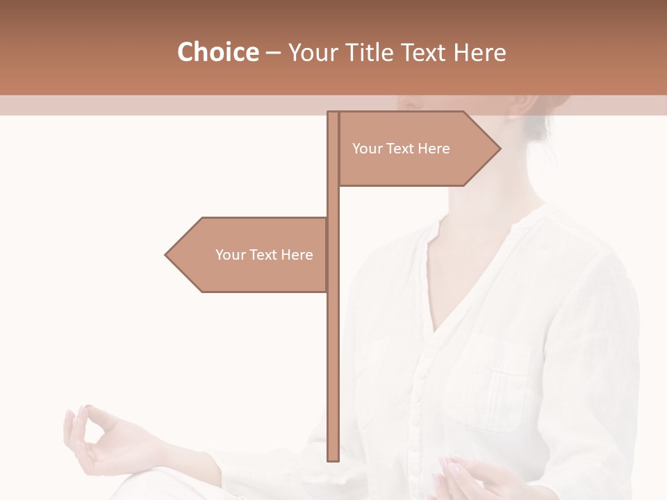 Lifestyles Yoga Clothes PowerPoint Template