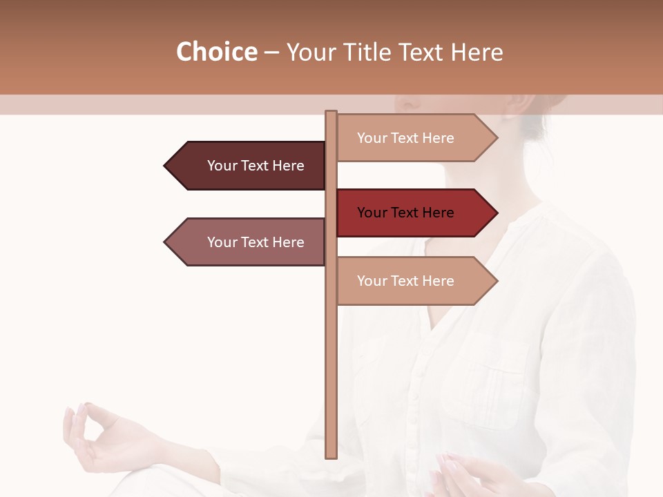 Lifestyles Yoga Clothes PowerPoint Template