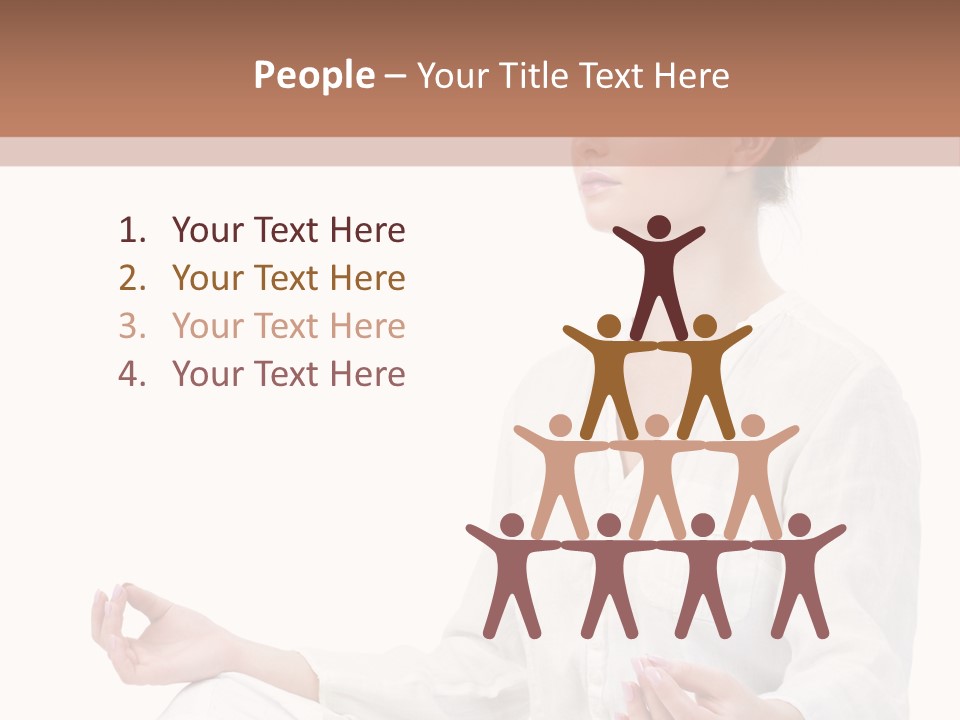 Lifestyles Yoga Clothes PowerPoint Template