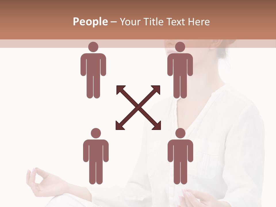 Lifestyles Yoga Clothes PowerPoint Template