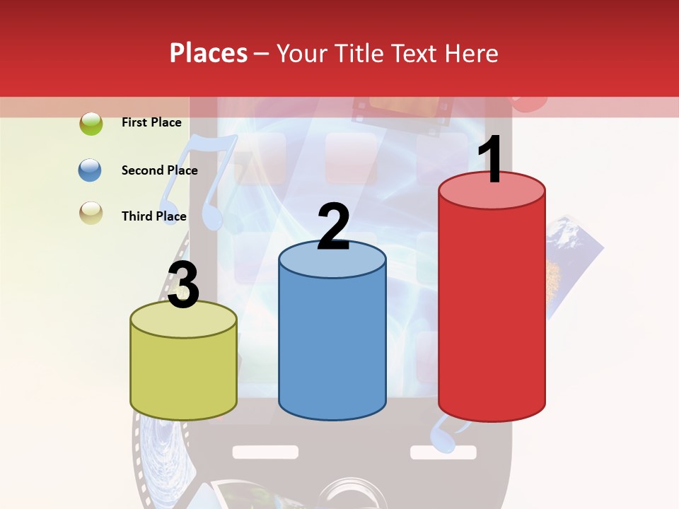 Computer Player Slide PowerPoint Template