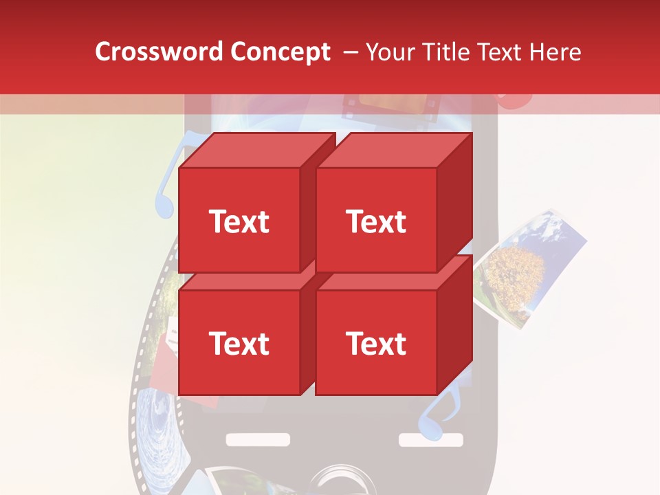 Computer Player Slide PowerPoint Template