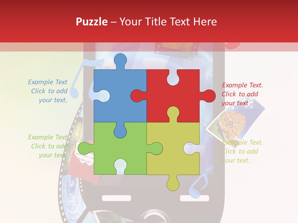 Computer Player Slide PowerPoint Template