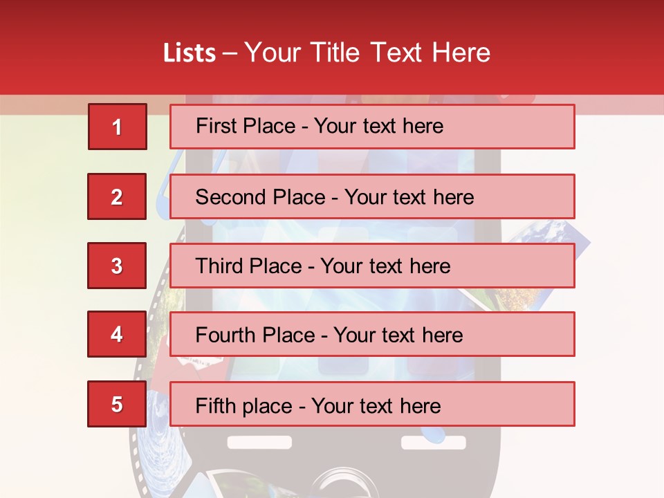 Computer Player Slide PowerPoint Template