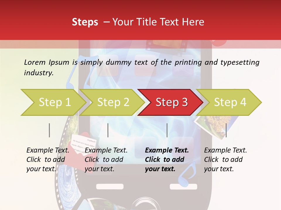 Computer Player Slide PowerPoint Template