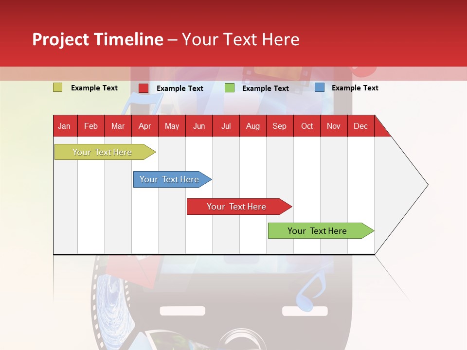 Computer Player Slide PowerPoint Template