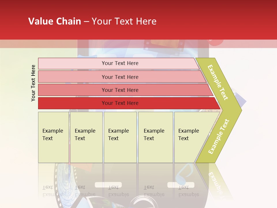 Computer Player Slide PowerPoint Template