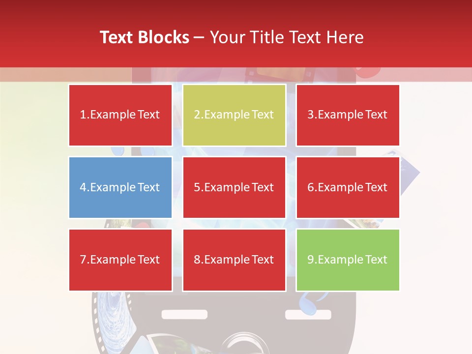 Computer Player Slide PowerPoint Template