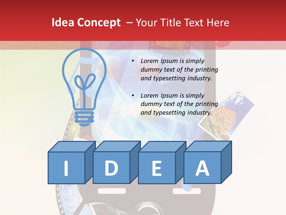 Computer Player Slide PowerPoint Template