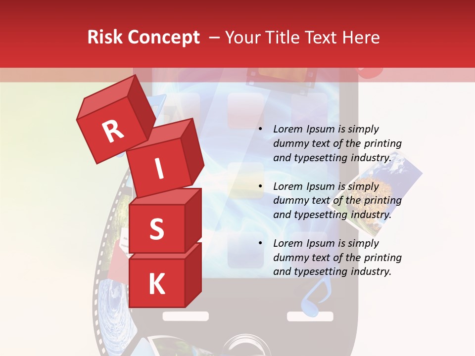 Computer Player Slide PowerPoint Template