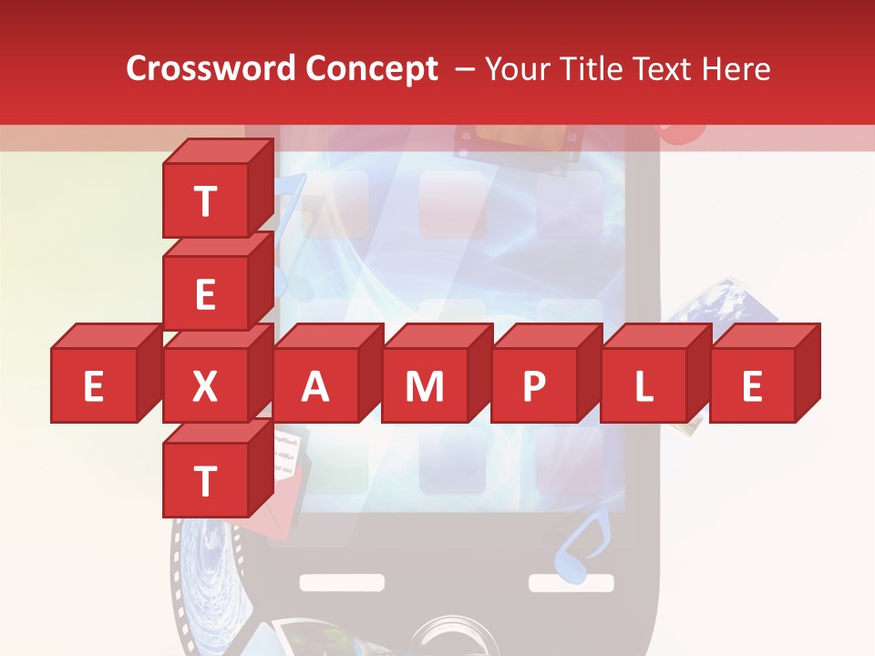 Computer Player Slide PowerPoint Template