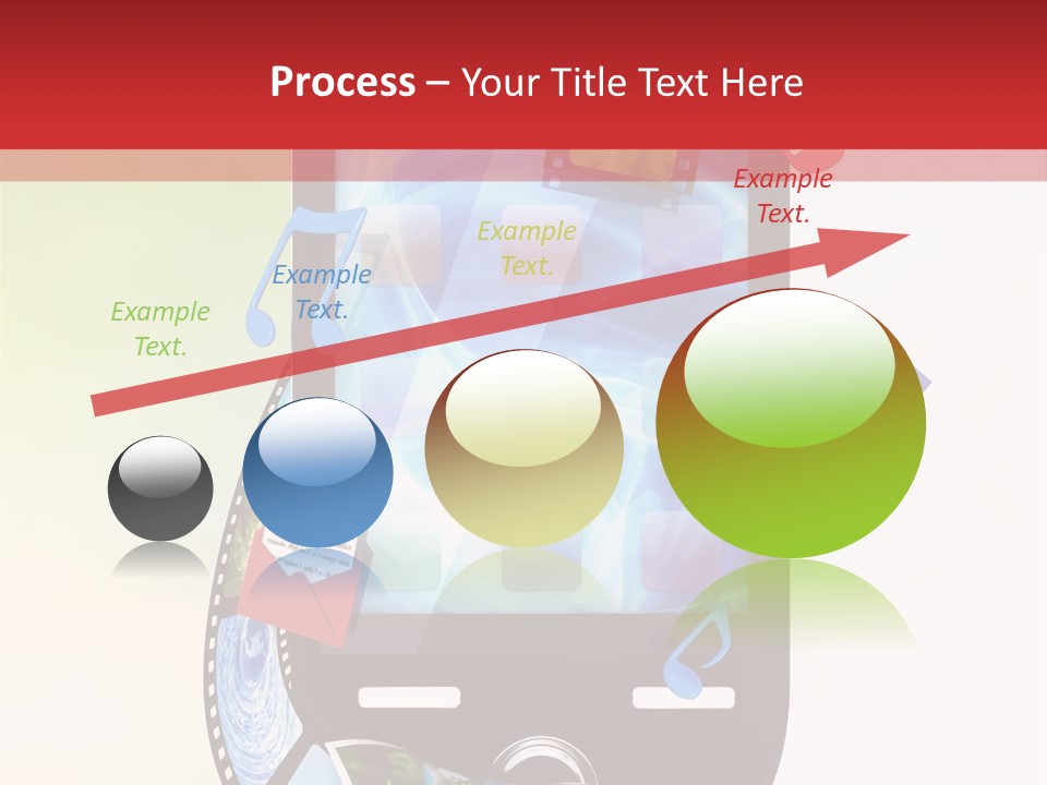 Computer Player Slide PowerPoint Template