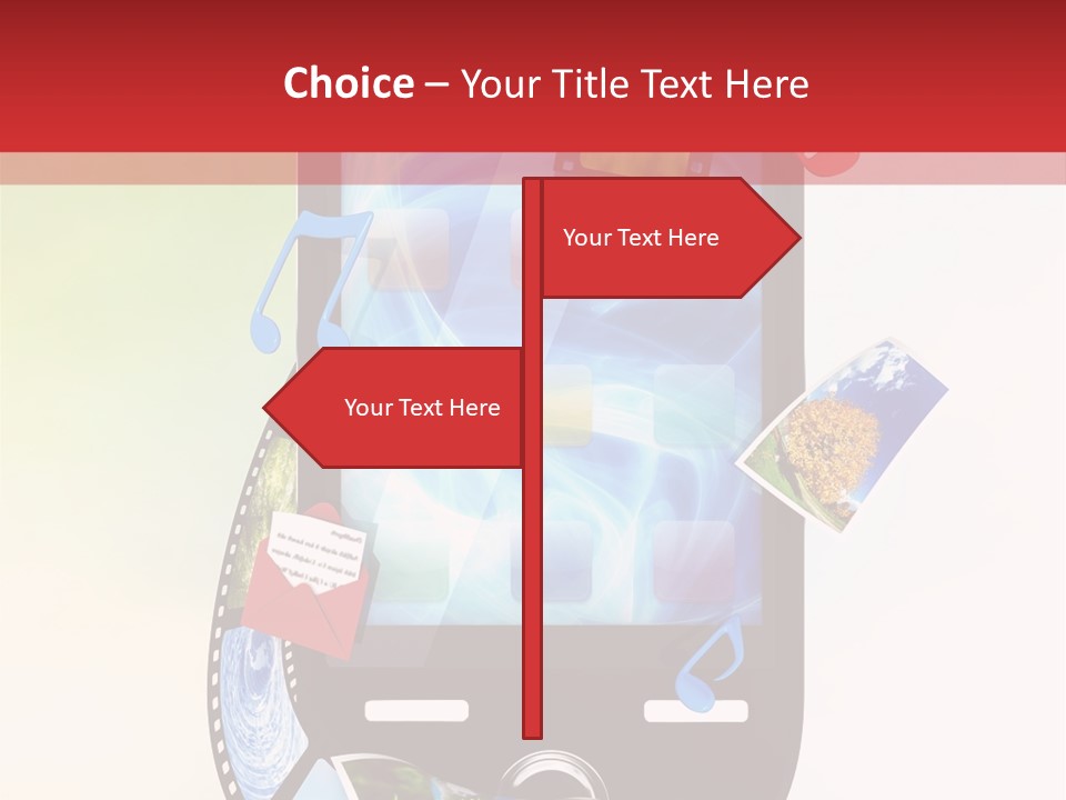 Computer Player Slide PowerPoint Template