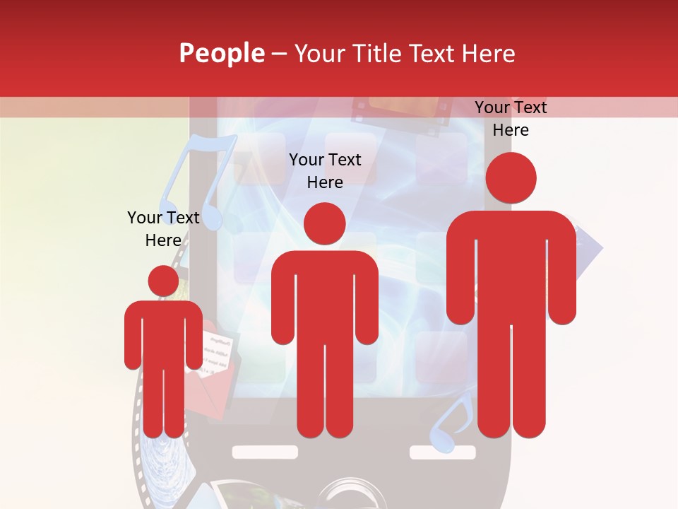 Computer Player Slide PowerPoint Template