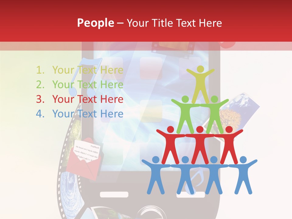Computer Player Slide PowerPoint Template