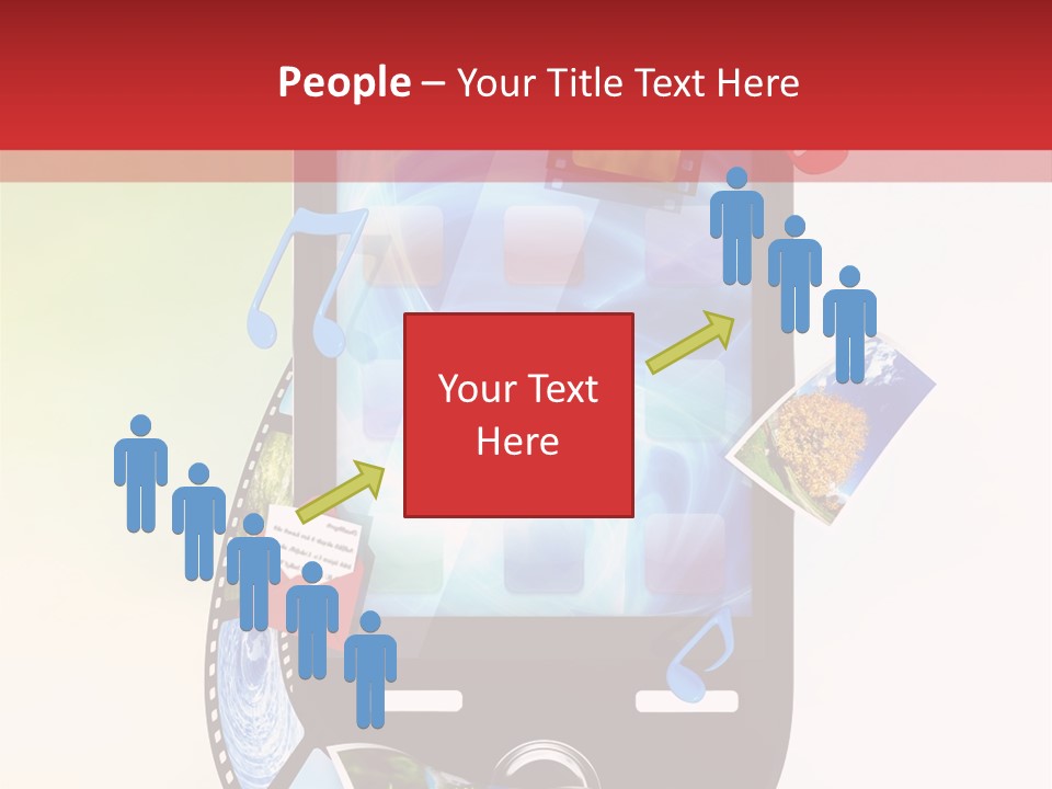 Computer Player Slide PowerPoint Template