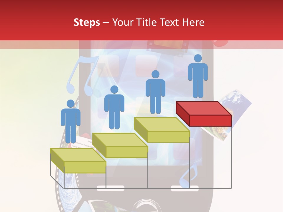 Computer Player Slide PowerPoint Template