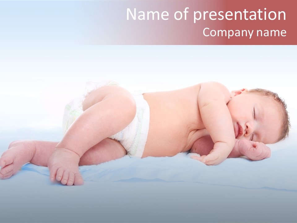 Sleep Skin Infant PowerPoint Template