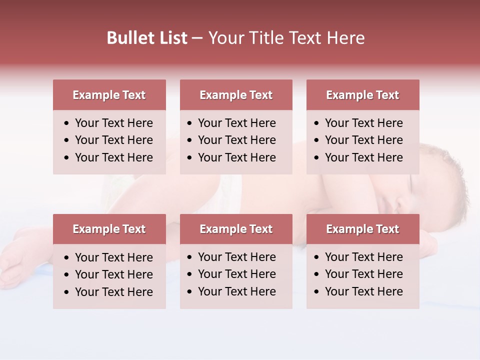 Sleep Skin Infant PowerPoint Template