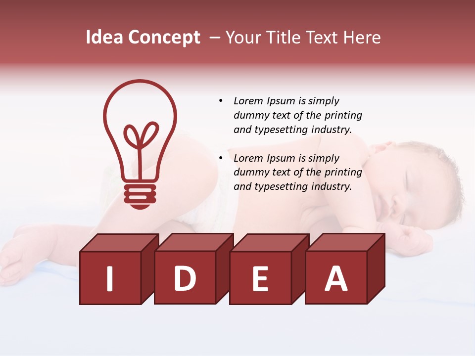 Sleep Skin Infant PowerPoint Template