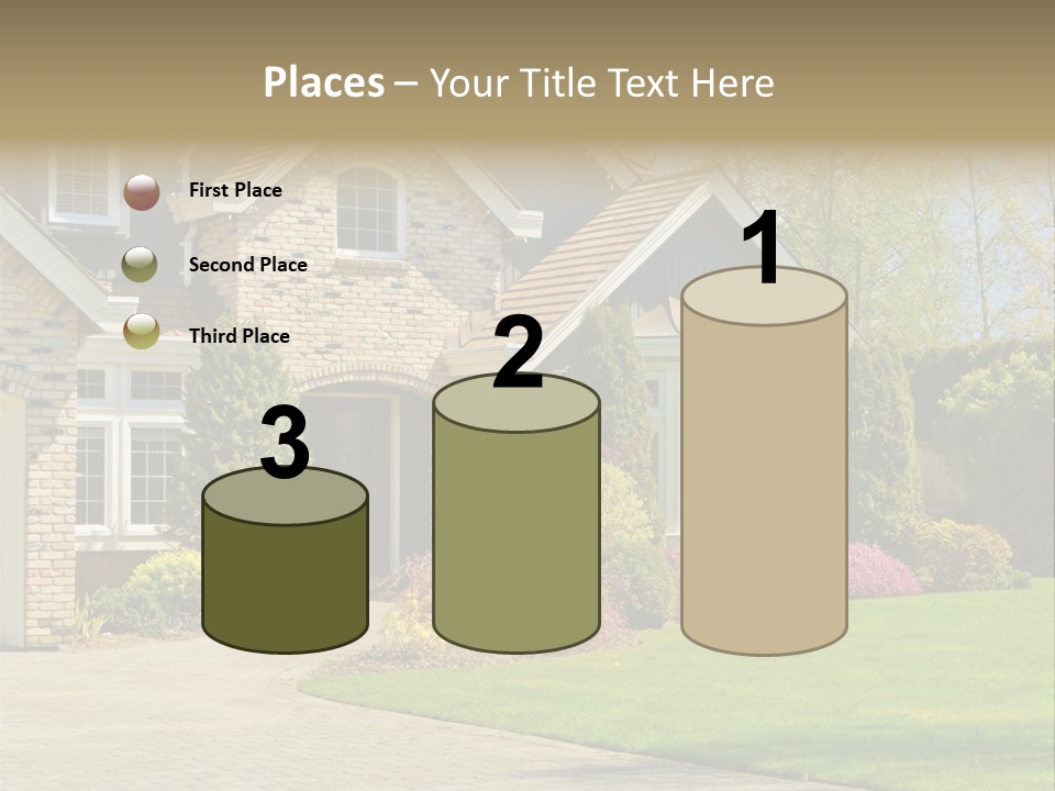 White Suburban Luxury PowerPoint Template