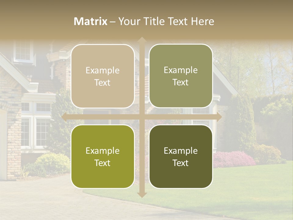 White Suburban Luxury PowerPoint Template