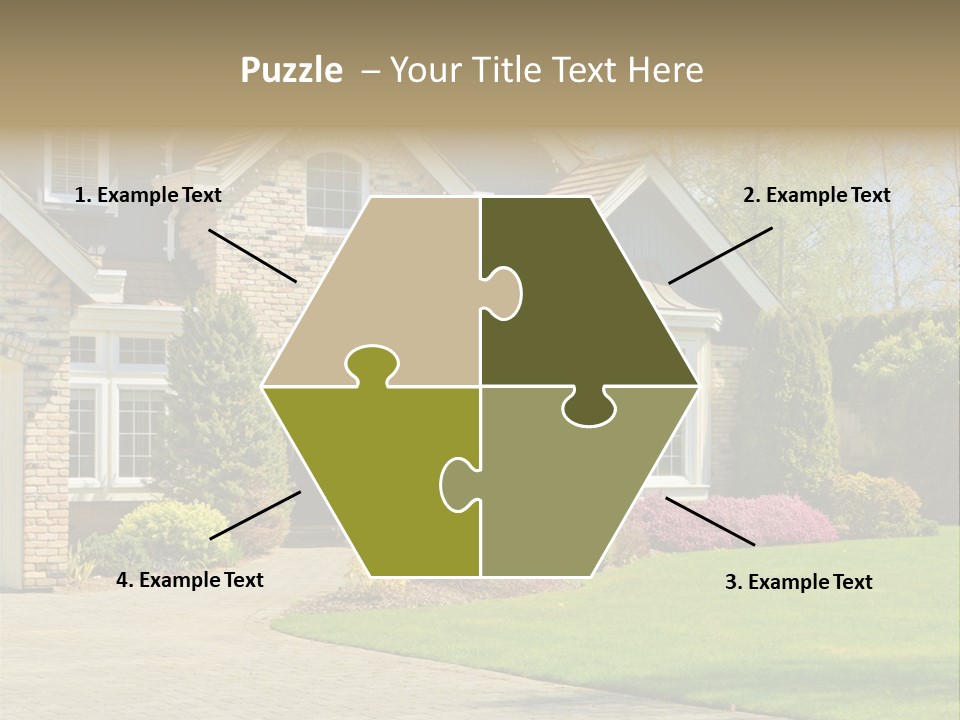 White Suburban Luxury PowerPoint Template