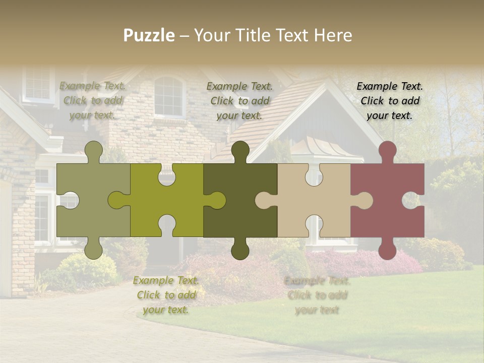 White Suburban Luxury PowerPoint Template