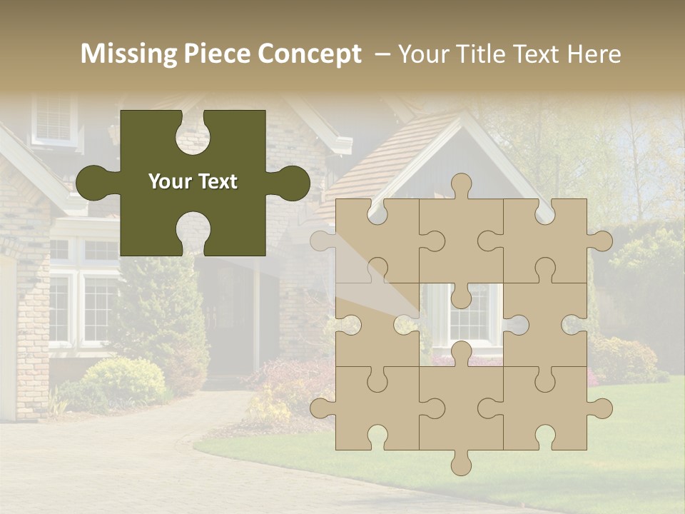 White Suburban Luxury PowerPoint Template