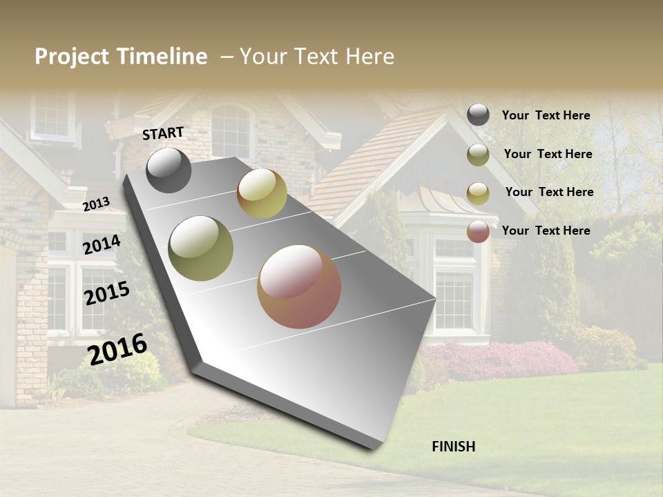 White Suburban Luxury PowerPoint Template