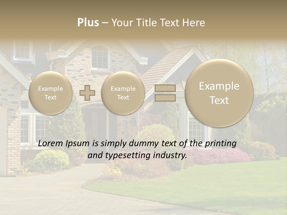 White Suburban Luxury PowerPoint Template