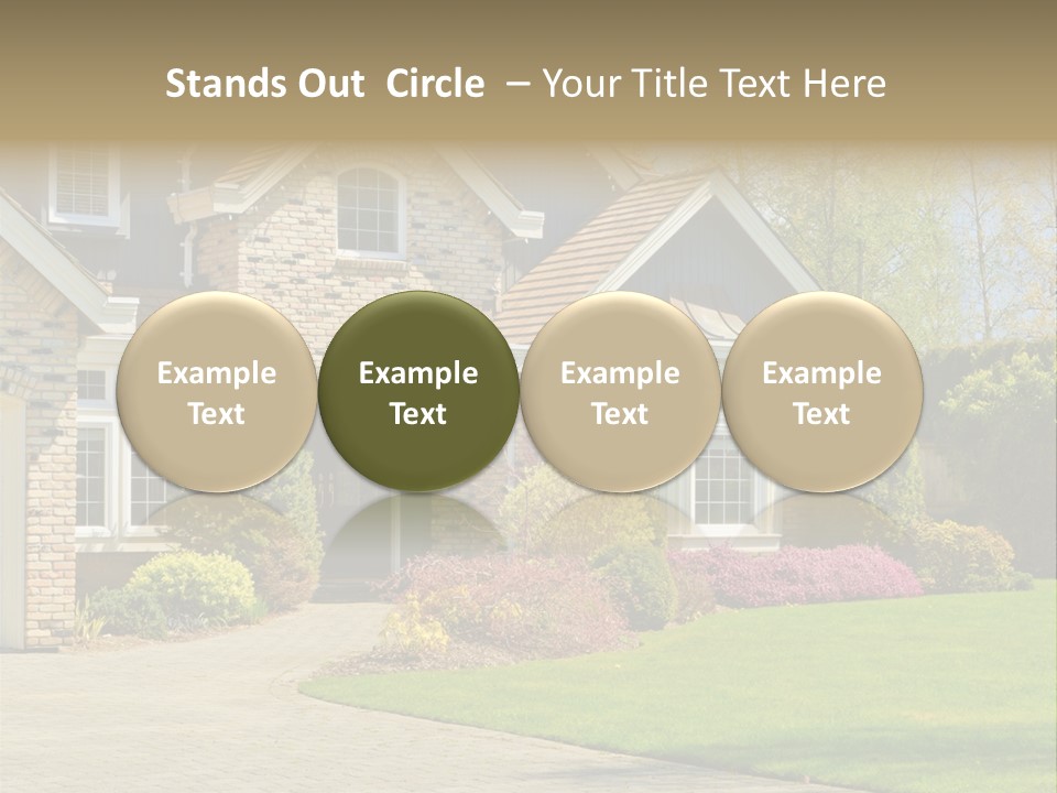 White Suburban Luxury PowerPoint Template