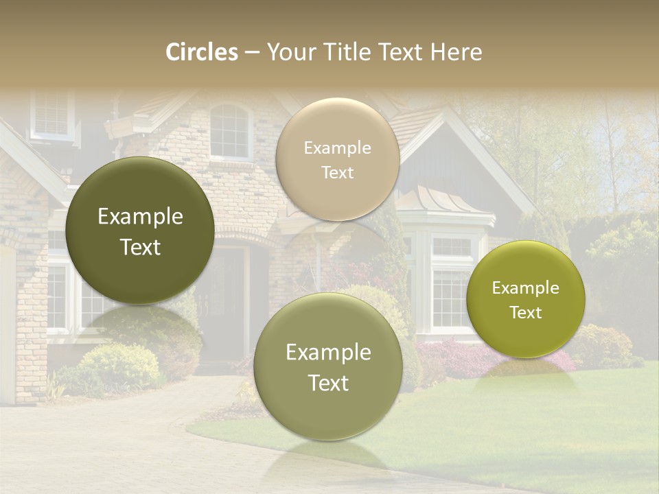 White Suburban Luxury PowerPoint Template