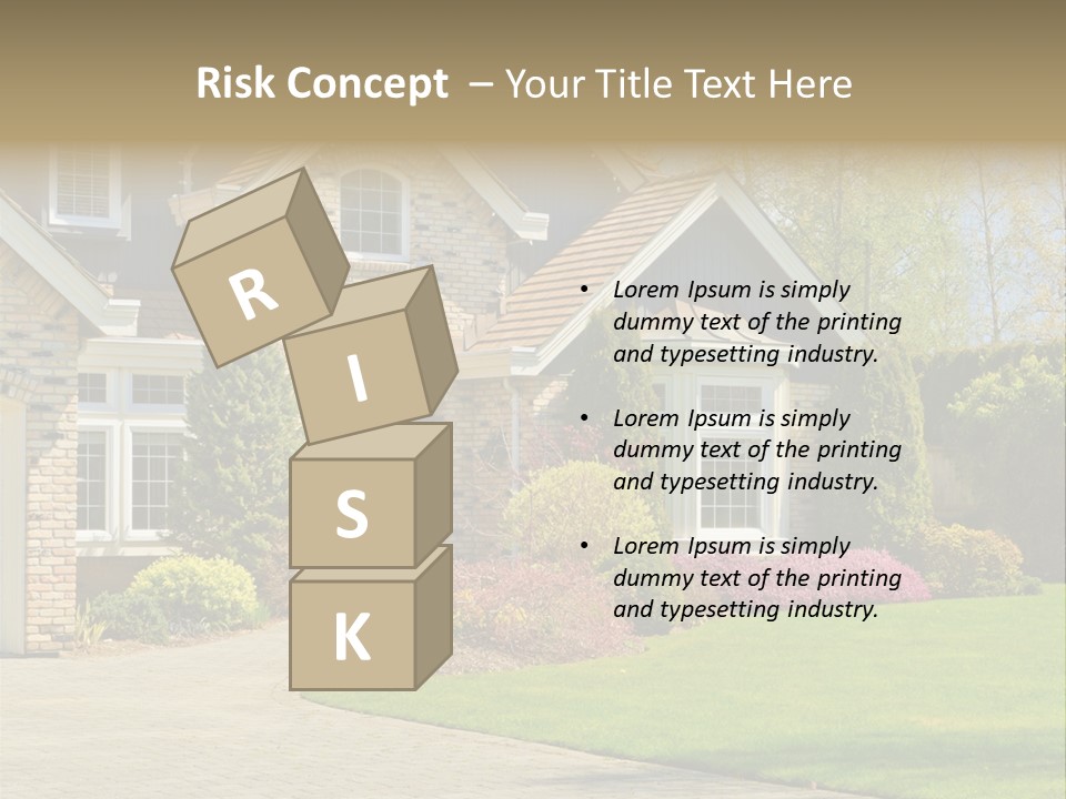 White Suburban Luxury PowerPoint Template