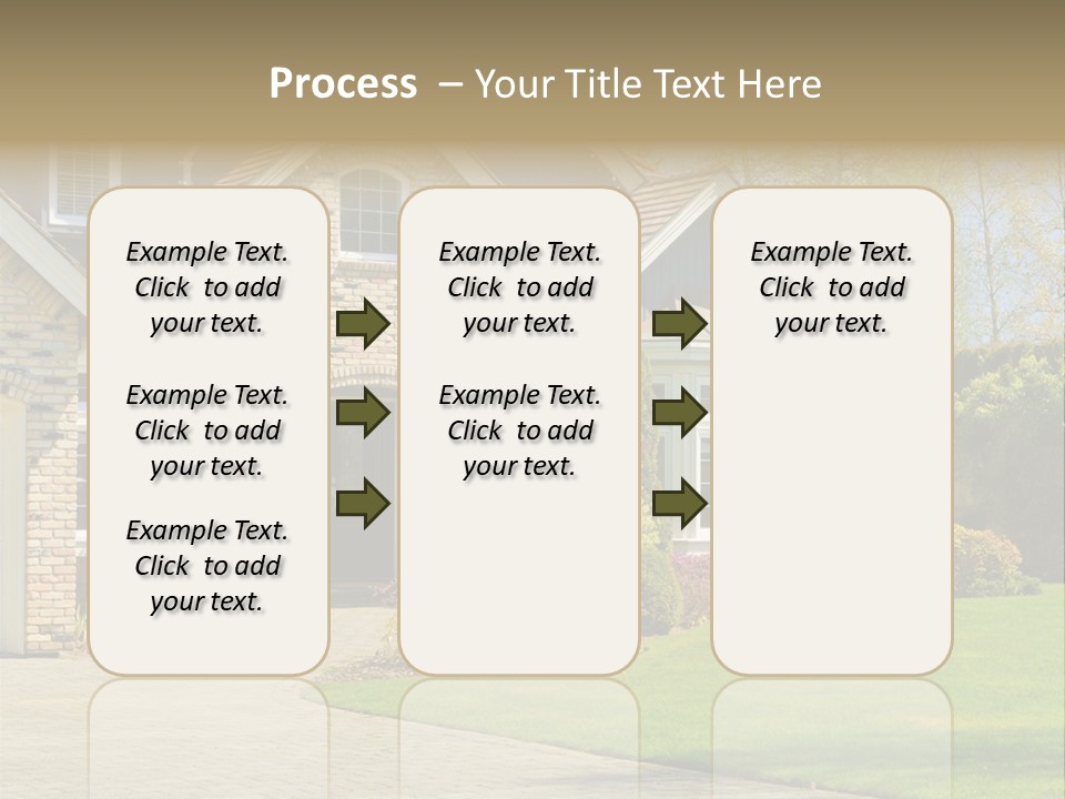 White Suburban Luxury PowerPoint Template