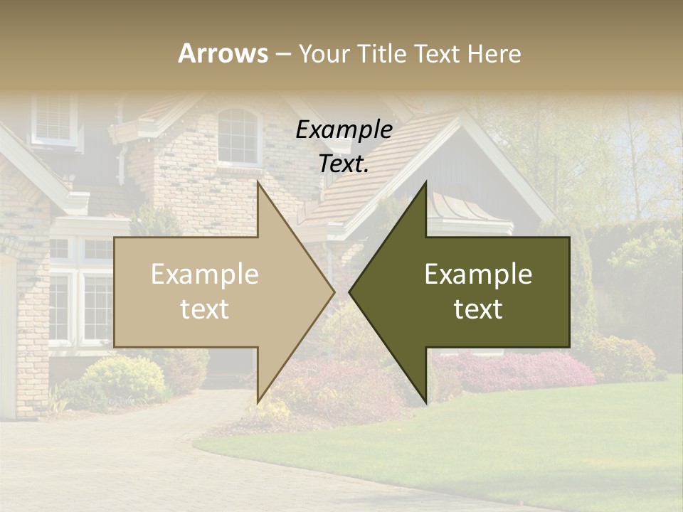 White Suburban Luxury PowerPoint Template