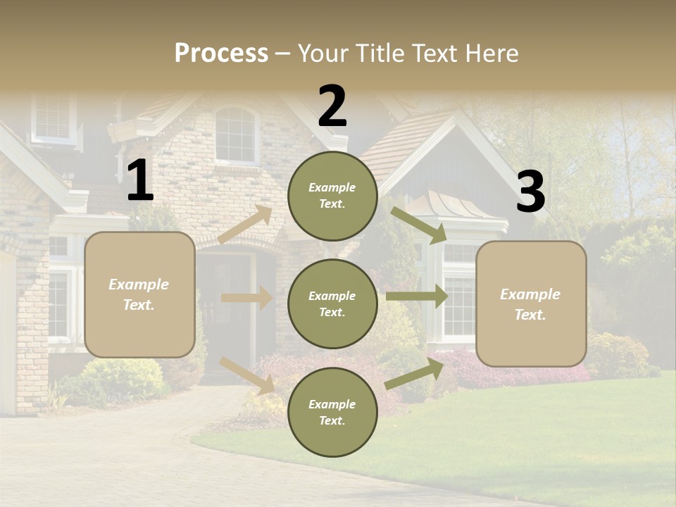 White Suburban Luxury PowerPoint Template